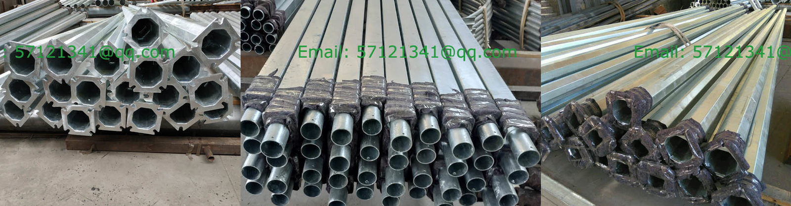 TAPERED OCTAGONAL LIGHTING POLES