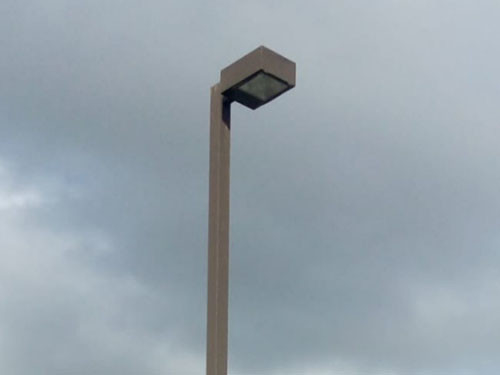 10FT Square Poles, 15FT Square Metal Poles, LED Lighting Poles, Outdoor Lighting Poles, Bronze Color Poles