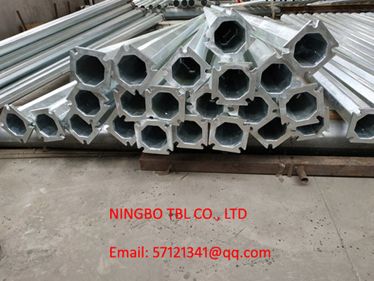 Hot Dip Galvanized Lighting Poles, Tapered Octagonal Lighting Poles, Powder Coated Lighting Poles, Lighting Columns