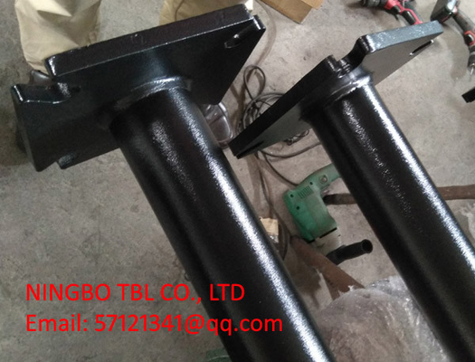 Straight Round Lighting Poles, straight lighting columns,hot dip galvanized lighting poles, powder coated lighting poles