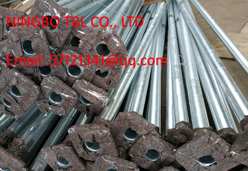 Straight Round Lighting Poles, straight lighting columns,hot dip galvanized lighting poles, powder coated lighting poles